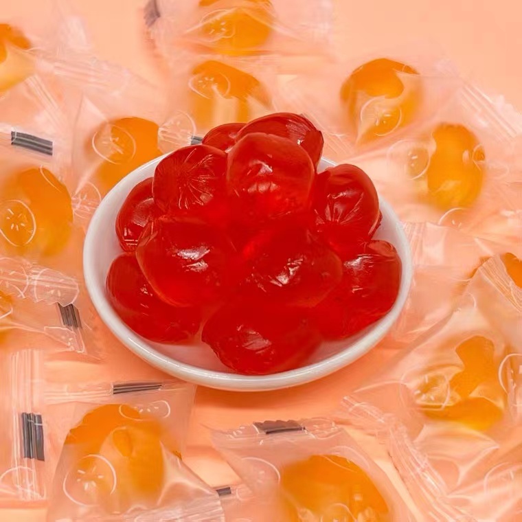 DHAブルーベリーフィブロインエステルグミの契約生産：健康的な間食の新しい選択肢